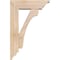 Ekena Millwork Legacy Traditional Smooth Bracket w/ Offset Brace, Douglas Fir, 5 1/2"W x 16"D x 24"H BKT0604X16X24LEC01SDF - alternate 2